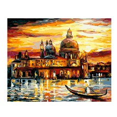 BANHAJIO 你好繪畫DIY繪畫帆布繪畫發光王國, 混色