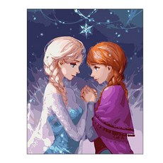 헬로페인팅 DIY 그림그리기 캔버스도면 만화그리기9, 혼합 색상, 1개