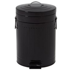 OWL 經典款垃圾桶 5L, 黑色的, 1個