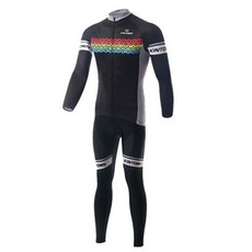 XINTOWN 컬러체인 자전거 긴팔 져지 바지 세트 XLJS005