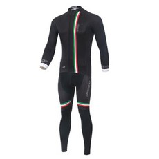 XINTOWN 義大利系列自行車長袖車衣車褲組 XLJS001