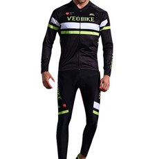 veobike 男款自行車長袖車衣長褲套裝 VL16-M11