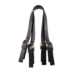 송화 활비조장식 가죽핸들 53, 블랙, 2개입