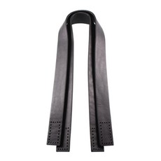 송화 두꺼운숄더타입가죽핸들 2082, 블랙, 2개입