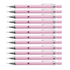 ZEBRA 斑馬牌 Drafix 自動鉛筆 粉彩粉色, 0.5mm, 12入