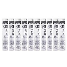 ZEBRA 斑馬牌 GEL INK JF 筆芯 0.3mm, 黑色, 10個