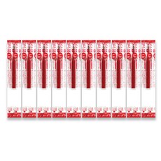 ZEBRA 斑馬牌 中性墨水 JF 替芯 1.0mm, 紅色, 10個