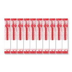 ZEBRA 斑馬牌 JF 中性墨水替換筆芯 0.4mm, 紅色, 10個