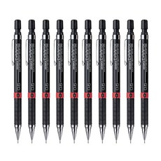 ZEBRA 斑馬牌 Drafix自動鉛筆 黑色, 0.5mm, 10片