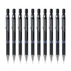 ZEBRA 斑馬牌 Drafix自動鉛筆 黑色, 0.7mm, 10片