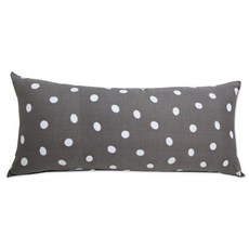 이코니하우스 세미크라운 등쿠션 솜포함, 그레이