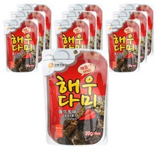 풍년제과 해우다미 김스낵 매운맛, 20g, 10개입