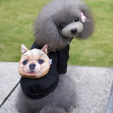 NOLAND 寵物狗 DOG BABY 背包毛衣, 黑色