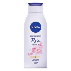 니베아 바디오일로션 로즈 앤 아르간 오일 꽃향, 400ml, 1개