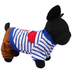 이코디 반려동물 오션 기모 슈트, 블루, 1개