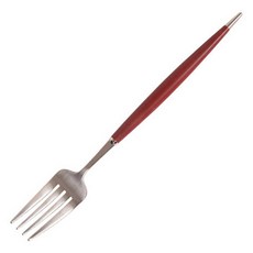 BSF 不鏽鋼餐叉, 酒紅色, 1入