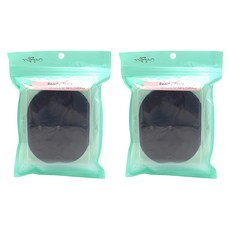 Ecodi 炭絲絨清潔海綿, 單色, 2件