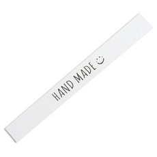 HAND MADE手工自製貼紙, 白色, 40入