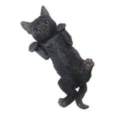 마그넷 PET BANK 누운 고양이 모형, 블랙