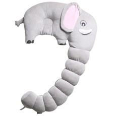 아꼬모베베 애착 필로우 짱구베개, 그레이, 1개