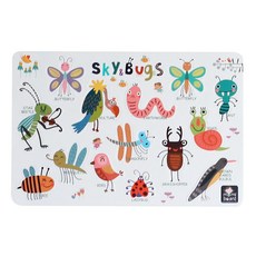 moms board 昆蟲朋友 動物磁鐵拼圖, 1組, 14片