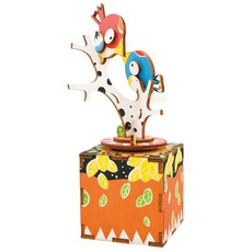로보타임 DIY 오르골 만들기 세트, 새들의 속삭임, 1개