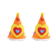 파티팝 생일 파티 입체 데코 모자, A3, 2개입