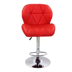 로엠가구 다이아 바텐 의자, 레드, 1개