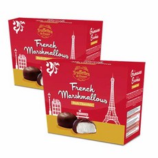 Truffettes de France 巧克力模式棉花糖黑巧克力, 200g, 2盒