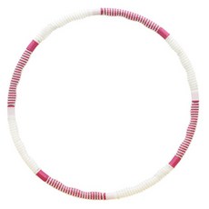 naria 珠寶炭指壓呼拉圈 1.8kg, 粉紅色 + 象牙白, 1個