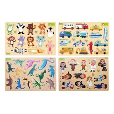 媽媽板 OPP 拼圖 4 件套, 1組, 104個