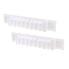 ARYKO 多功能黏貼式層架收納架, 白色, 2個