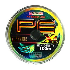 씨타임 인터맥스 4합사 낚싯줄 100m, 1개