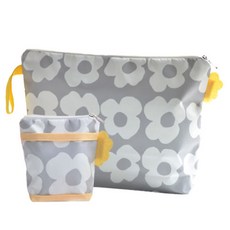 SEMOMS 防水餐盤包+藥包, 大花朵款