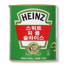 하인즈 스위트 피클 슬라이스, 3.3kg, 1개