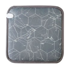 바이빔 대리석 전기방석 GFB-100A, 다크그레이, 1인용(45 x 45 cm)