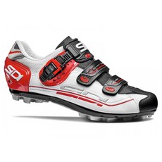 시디 17 이글 7 MTB용 클릿슈즈, 화이트 + 블랙 + 레드(QIE2930), 230