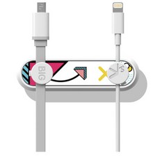 삼에스 BCASE 케이블 홀더 그래피티 A타입, 1개