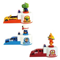 영진 NEW 뽀로로 싸이렌 슈팅카 작동완구, 혼합 색상, 1개