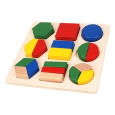 우드피아 분수 원목 입체판 퍼즐, 1개, 18피스