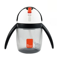 UMEE U-cool企鵝吸管水杯 240ml, 混色, 1入