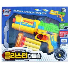 재미존 블라스터 다트 총, 혼합 색상, 1개