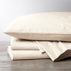 Coyuchi 220 퍼케일 이불 커버, 내츄럴