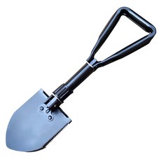 모아커머스 접이식 야전삽 + 파우치, 블랙, 1개