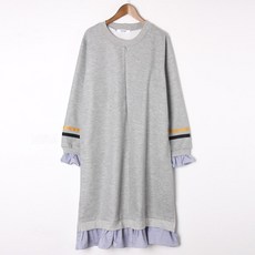 엄짱 기모 로네 수유 원피스