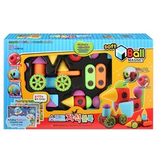 웨이브플레이 소프트엠볼 자석블록 C 세트 대, 혼합 색상, 1개