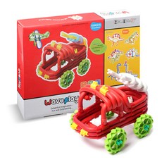 Waveplay Wave Play 恐龍與車輛線塊 50-A, 1個, 混色