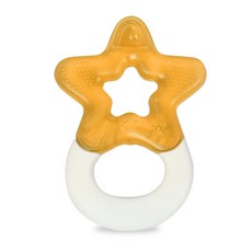 dentistar 星星造型涼感固齒器, 3個月以上, 黃色, 1組