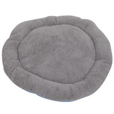 레드퍼피 코퍼빌 원형 펫쿠션, 그레이, 1개