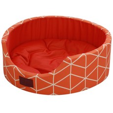 REDPUPPY 寵物伯特林圓形坐墊, 芬達橘